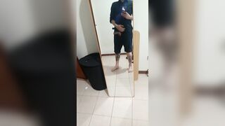 Pouncing outside My trousers