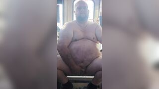 Chub gets bare and smacks his pouch in boat