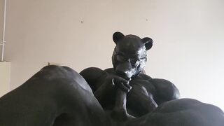 Parent grizzly samples his stunner