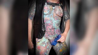 I revved tugging and cum-shot into an artistic spectacle
