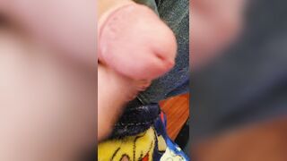 Spunking close-up