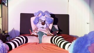 Hairy EGGHEAD getting EVEN MORE worked up in his boxers - Then they came OFF!