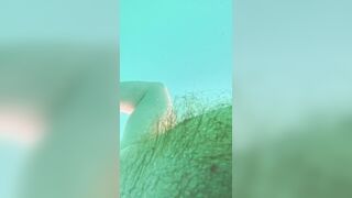 Underwater Unclothe in the River: Pulling Off My Swim Trunks, See My Dick Float Free-for-all