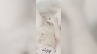 Lounging in the tub frolicking senses so excellent
