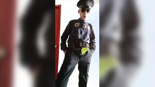 021 POLICÍA UNIFORM I CANT STOP THEM 1 COP Se me Vinieron Lingerie