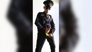 021 POLICÍA UNIFORM I CANT STOP THEM 1 COP Se me Vinieron Lingerie