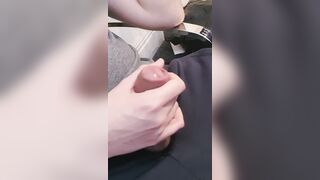 POINT OF VIEW: Me Edging and Draining Off to a Meaty Strong Cum-shot