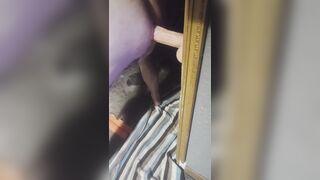 Deep rectal fake penis