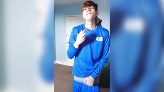 Football kit fap and spunk Hardly Damag3d