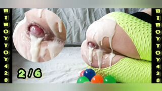 Cream-colored ass-fuck rosebutt compilation #two