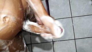 toying with soap