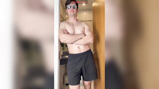 Magic nude door!