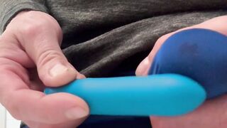 Spunking with a massager