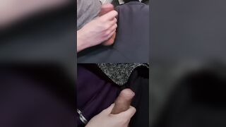 Hitting 2 wiry round devices leaking gloppy pre-jism from the slits.