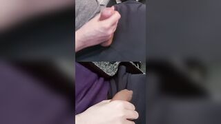 Tugging 2 girthy ginormous penises with super-hot shining pre-finish off shiny.