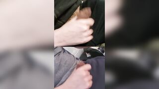 Milking 2 fat jizz-shotguns leaking gooey precum from the slits.
