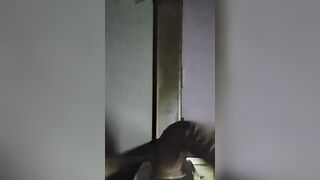 Penetrating my bunghole with a hefty faux-cock