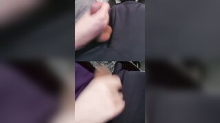 Milking a couple of hard pulsating penises facialed in shining pre-seminal juices.
