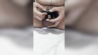Innocence box locks bod cock-squeezing for five days no jizm stimulation have fun day4