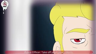 Police Officer Bangs Detainee