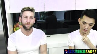 Australian Gay Saint Spreads Legs Wide To Welcome Lawrence Hard Cock