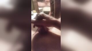 Masturbating off