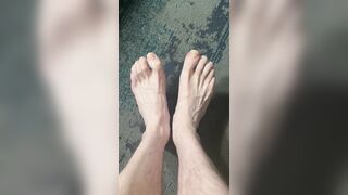 Fur covered Gams And XXL Stunning Soles
