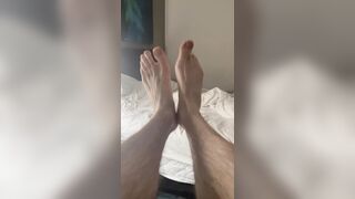 Fur covered Gams And XXL Stunning Soles