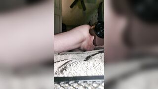 Sissy with ginormous plaything