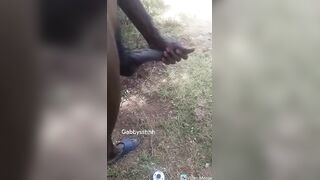 NEARLY CAUGHT FAPPING MY EBONY PRICK WHILE NUDE
