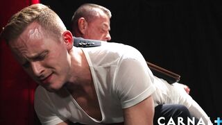 MasonicBoys - Dylan Tides spanked with a wooden paddle by Tyler Saint