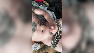 Jizz by wanking myself