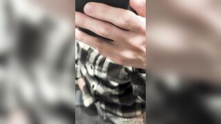 Uncircumcised first-timer sneaky taunt in public transport - Who wants to empty my nutsack?