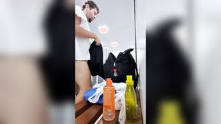 Marcos ninfo15 Caught Nude In Public Shower Mud