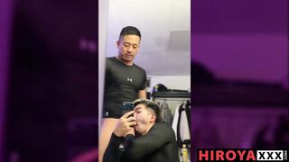 Sizzling Hot Hiroya Strokes His Dick While Daniel Teases Sensitive Nipples