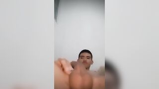 Nude in my bedroom and out of nowhere you put it in your gullet.