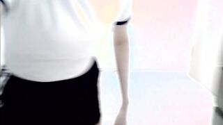 Japanese Uniform Uncover: A Messy Booty Sesh
