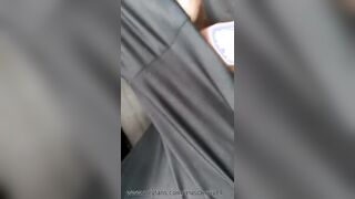 bulky bodybuilder fap during driving a van