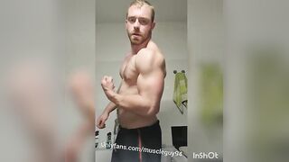 Muscle adore by bodybuilder