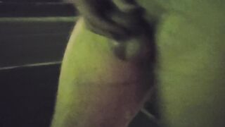 Ambling bare down the street at night with tender puny fuckpole