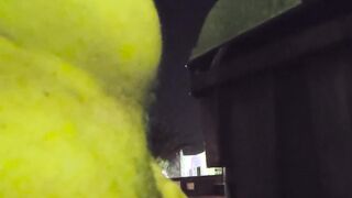 Ambling bare down the street at night with tender puny fuckpole