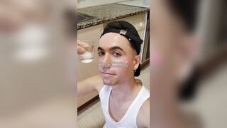 Youngster Youtuber Gulps his JIZZ