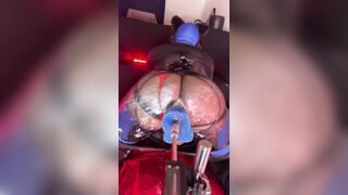 Widely opened and Farting with Desire Fuck stick