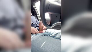 Jizzing in my camper in public