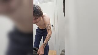 Twinky Guy Attempts Clothes on in the Dressing Apartment