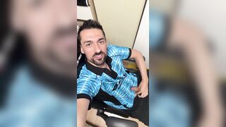 steamy dad displaying off rigid man-meat and pops like a explosion