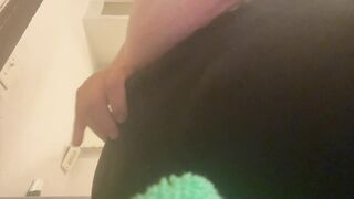Femboy unclothes cloths, and sisygasms on humungous knotted faux-cock then a STEAMY Internal ejaculation!