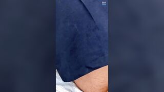Micro-skirt No Undies Taunt: Watch My Butt, Nut & Soles – Are You Firm Yet?