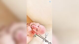 Standing Nude Under the Bathroom – Completely Moist Figure for You