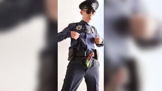 023 Police Uniform SPUNK cum shot in Lechazo!! Cop Police UNIFORMS 2026
